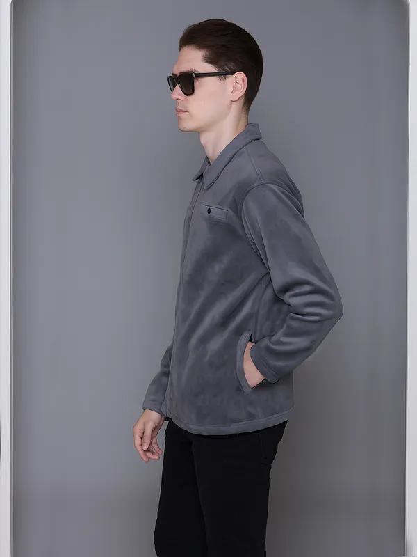Grey_Fleece_Solid_Full_Sleeve_Collar_Neck_Sweatshirt_For_Men