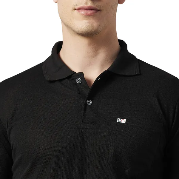 Black_Cotton_Blend_Solid_T-Shirt_For_Men