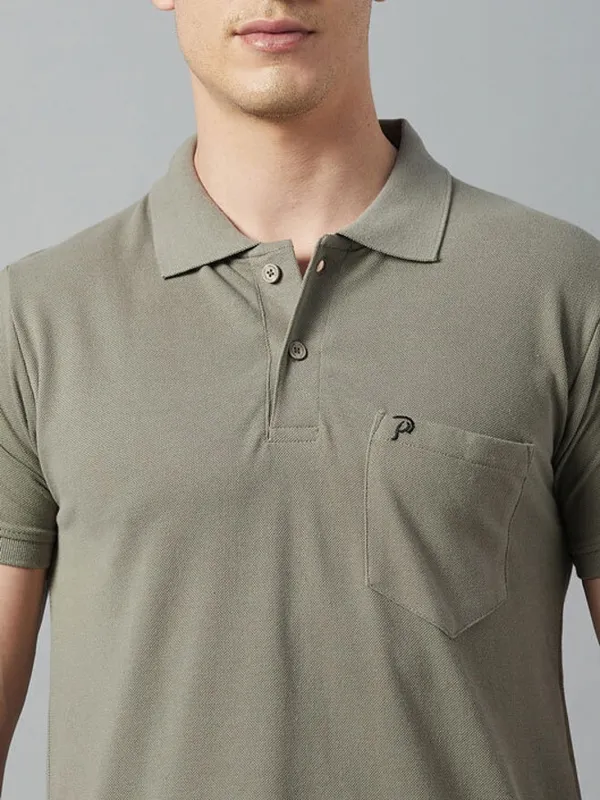 Grey_Cotton_Blend_Solid_T-Shirt_For_Men