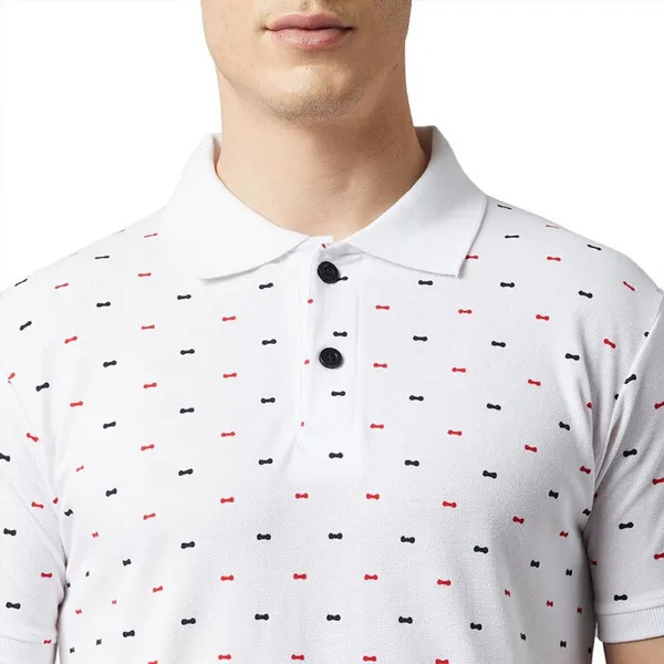 White_Cotton_Blend_Printed_T-Shirt_For_Men