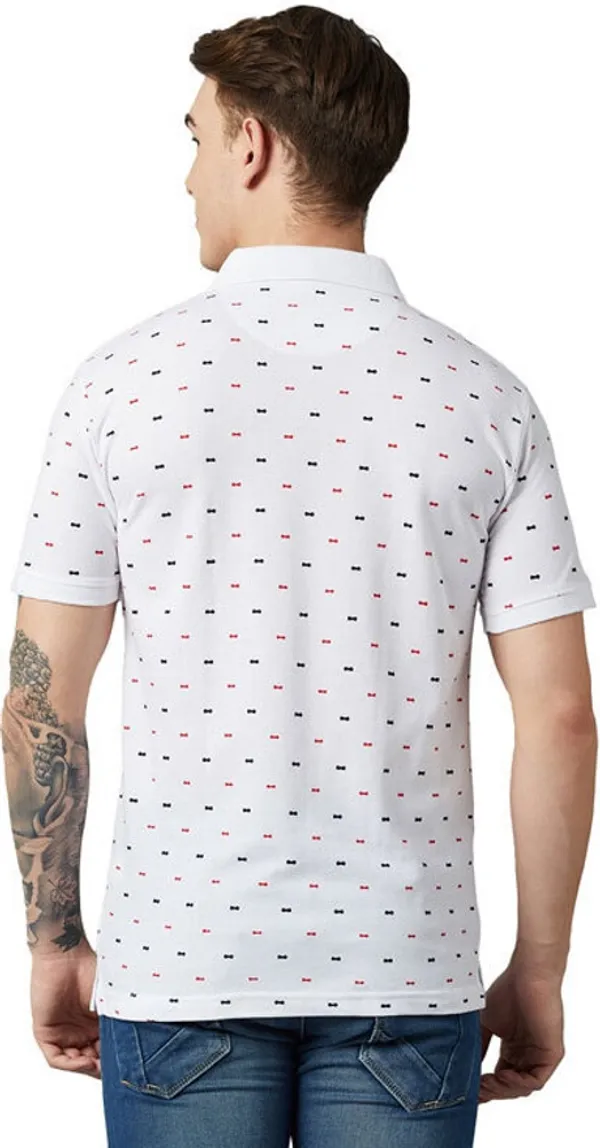 White_Cotton_Blend_Printed_T-Shirt_For_Men