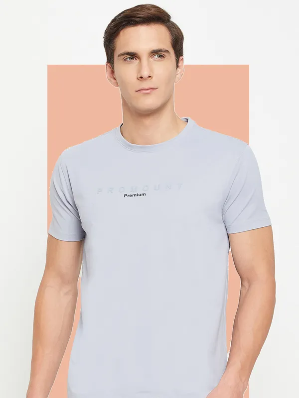 Grey_Cotton_Blend_Solid_T-Shirt_For_Men