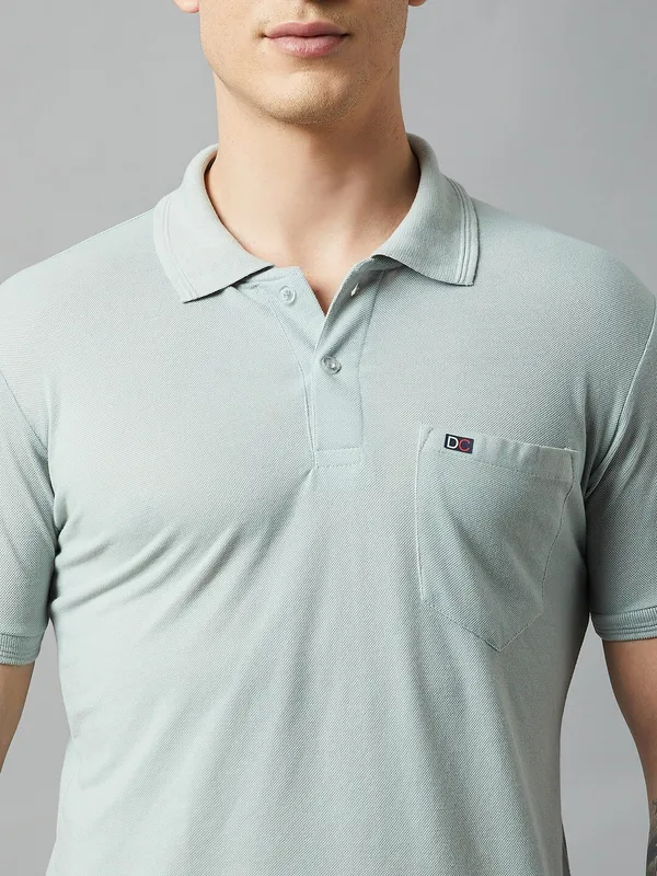 Grey_Cotton_Blend_Solid_T-Shirt_For_Men