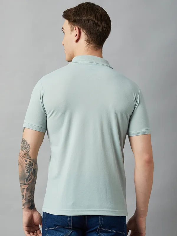 Grey_Cotton_Blend_Solid_T-Shirt_For_Men