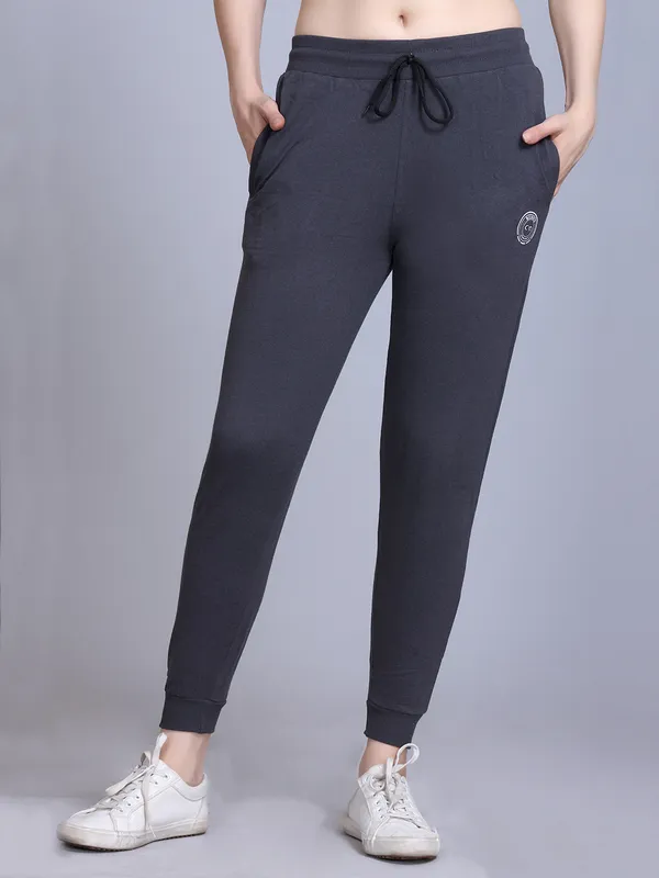 Dark_Blue_Cotton_Blend_Solid_Track_Pant_For_Women