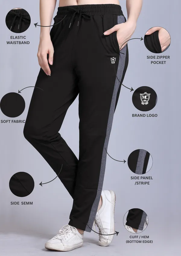 Black_Cotton_Blend_Striped_Track_Pant_For_Women