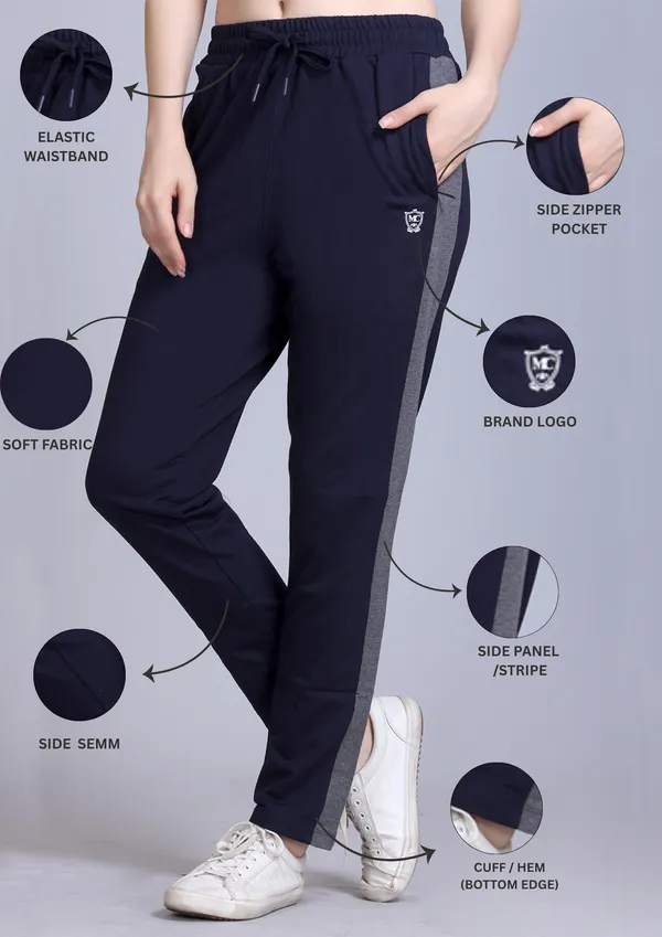 Dark_Blue_Cotton_Blend_Striped_Track_Pant_For_Women