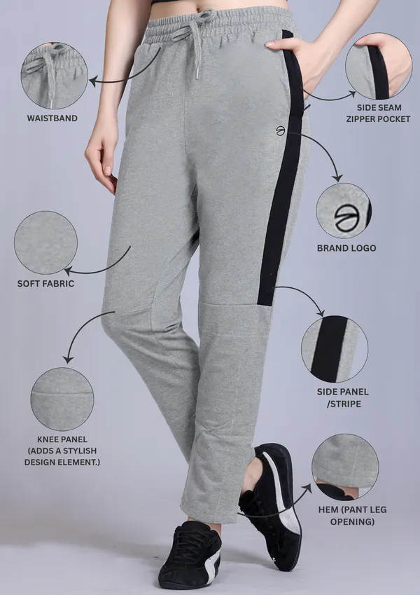 Light_Grey_Cotton_Blend_Solid_Track_Pant_For_Women