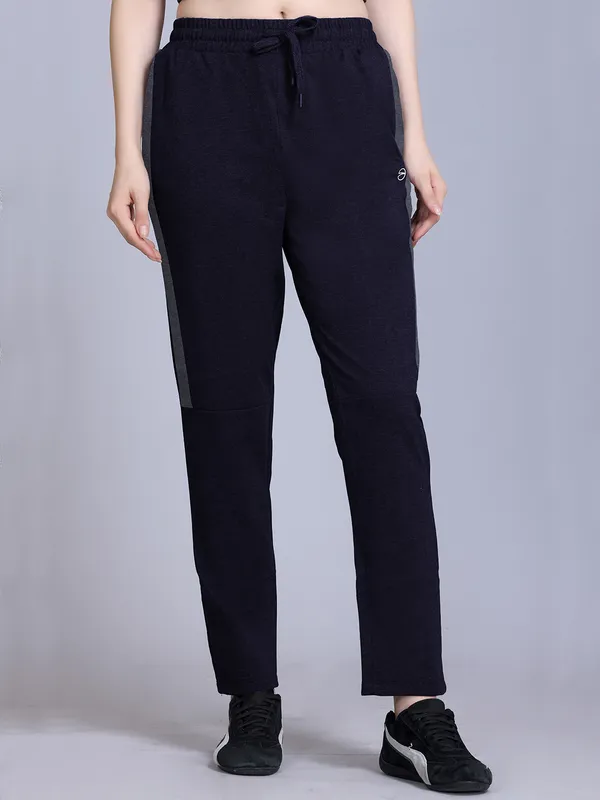 Dark_Blue_Cotton_Blend_Solid_Track_Pant_For_Women
