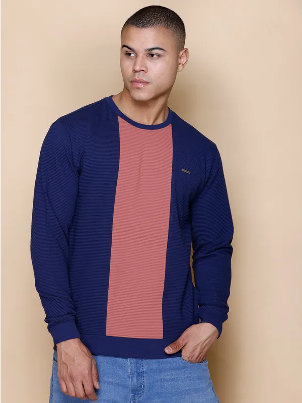 Navy_Cotton_Blend_Printed_Full_Sleeve_Round_Neck_Sweatshirt_For_Men