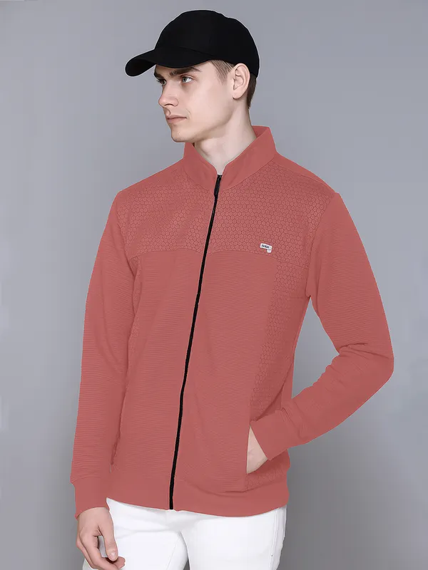 Pink_Cotton_Blend_Solid_Full_Sleeve_High_Neck_Sweatshirt_For_Men
