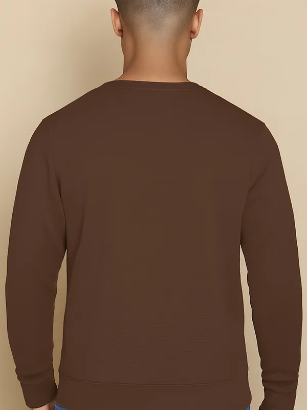 Brown_Cotton_Blend_Printed_Full_Sleeve_Round_Neck_Sweatshirt_For_Men