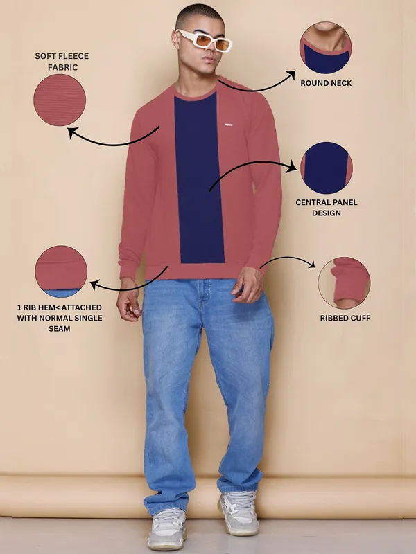 Pink_Cotton_Blend_Printed_Full_Sleeve_Round_Neck_Sweatshirt_For_Men
