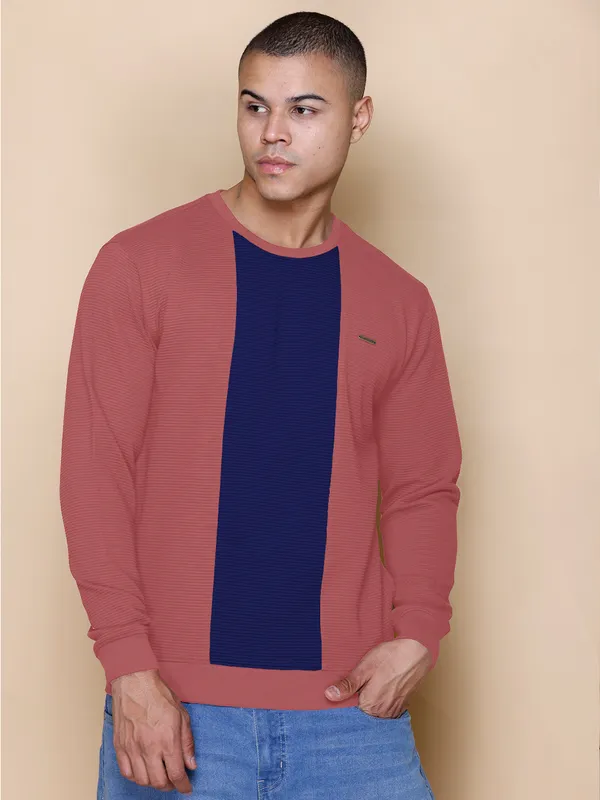 Pink_Cotton_Blend_Printed_Full_Sleeve_Round_Neck_Sweatshirt_For_Men