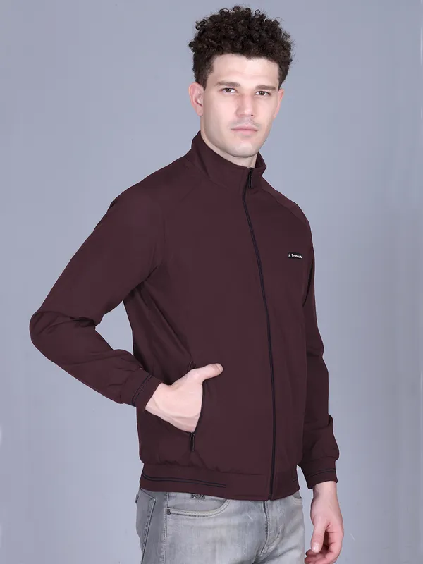Maroon_Polyester_Solid_Regular_Fit_Jacket_For_Men
