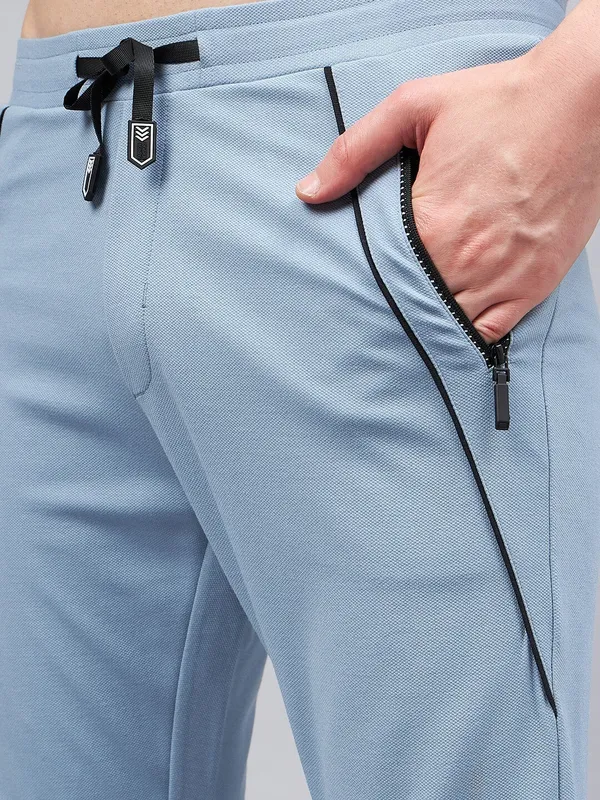 Light_Blue_Lycra_Blend_Colorblock_Track_Pant_For_Men