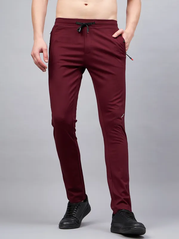 Maroon_Lycra_Blend_Solid_Track_Pant_For_Men