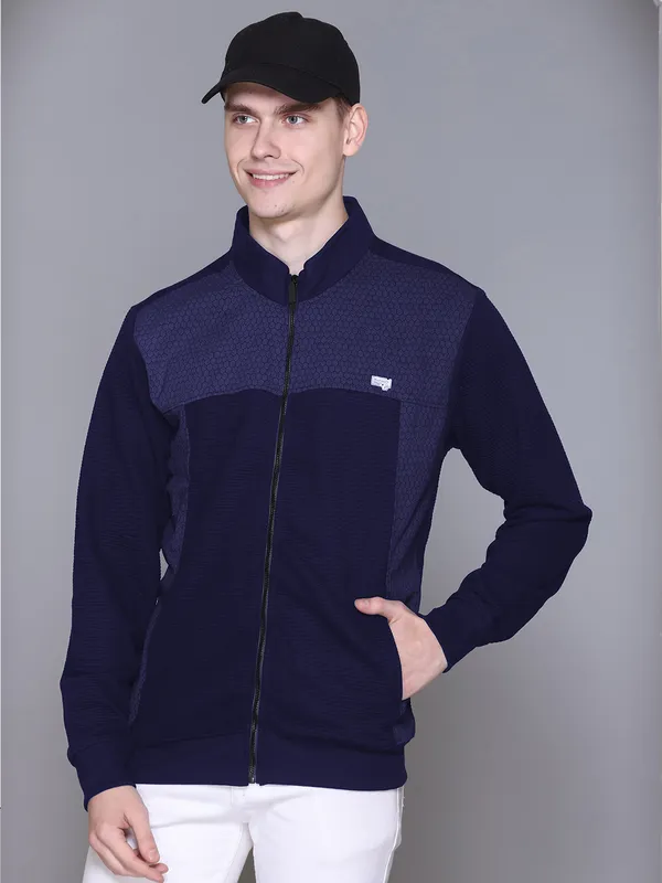 Navy_Cotton_Blend_Solid_Full_Sleeve_High_Neck_Sweatshirt_For_Men