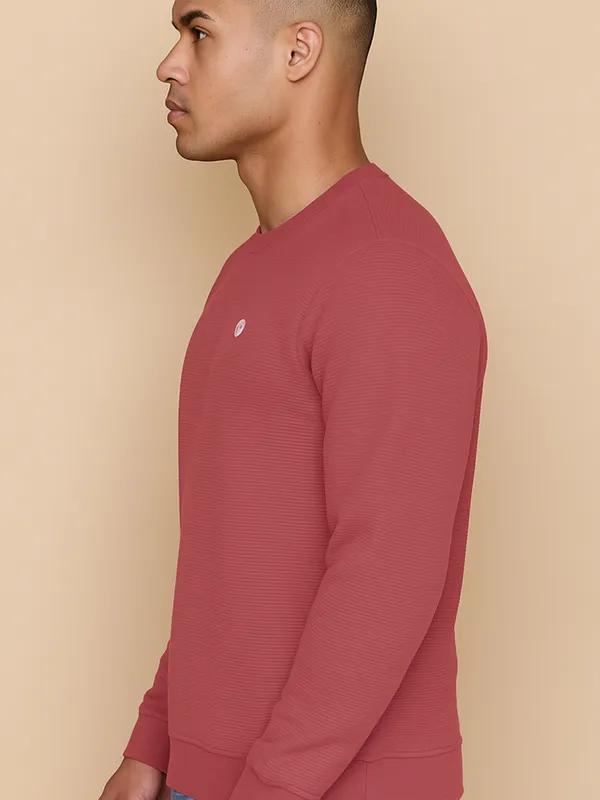 Pink_Cotton_Blend_Solid_Full_Sleeve_Round_Neck_Sweatshirt_For_Men