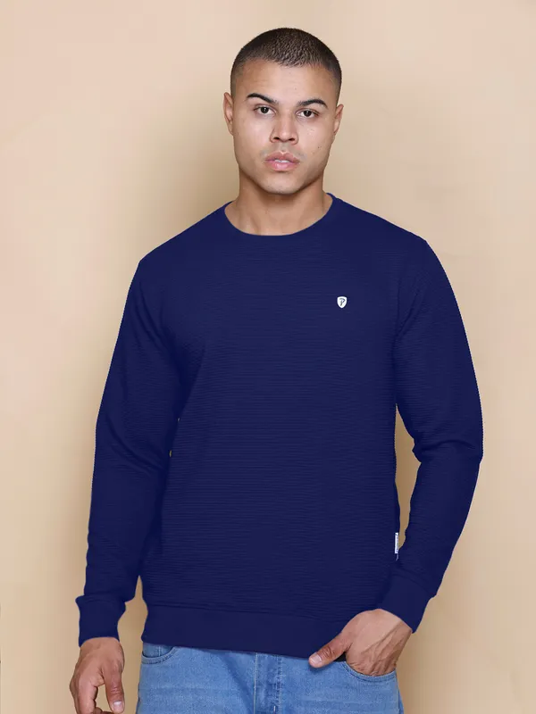 Navy_Cotton_Blend_Solid_Full_Sleeve_Round_Neck_Sweatshirt_For_Men
