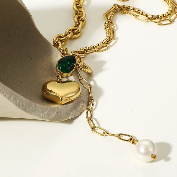 Layered_Heart_Necklace_with_Pearl_Tassel