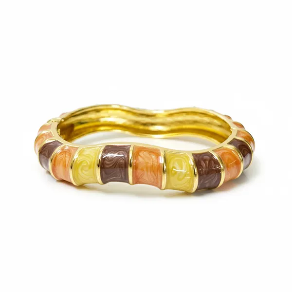 Enamely_Wave_Summer_Bangle_-_Terracotta_Orange,_Mustard_Ochre,_Taupe