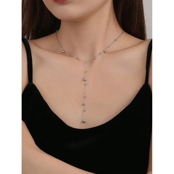 Silver_Mesmerize_Y_Shaped_Necklace_With_Beads_For_Women