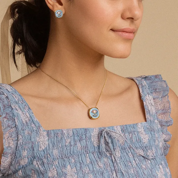 Enamely_Pastel_Blue_Lotus-Pearl_Necklace_Set_with_Stud_Earrings