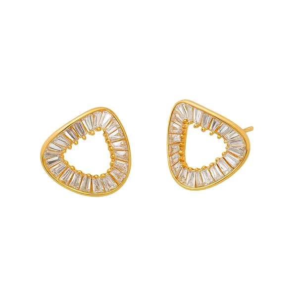 22K_Gold_Plated_Frostburst_Dali_925_Silver_Stud_Earrings