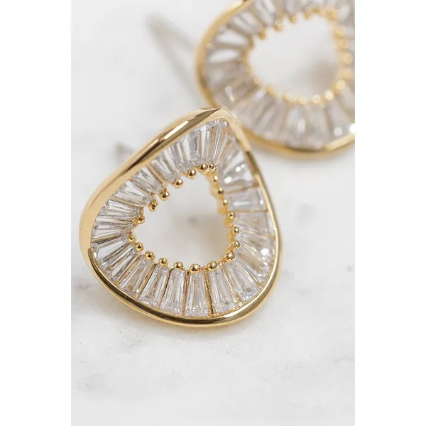 22K_Gold_Plated_Frostburst_Dali_925_Silver_Stud_Earrings