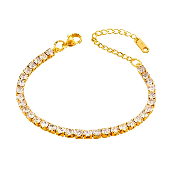 18K_Gold_Plated_Tennis_Bracelet__for_Women