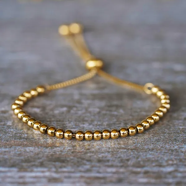 18K_Gold_Plated_Beads_Bracelet_For_Women