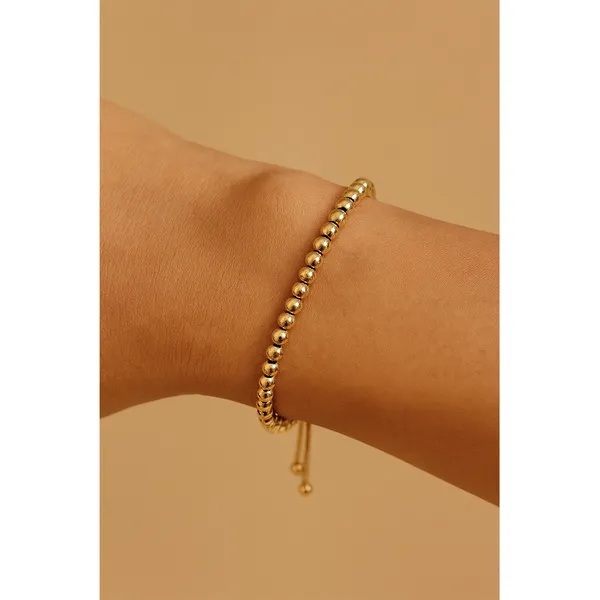 18K_Gold_Plated_Beads_Bracelet_For_Women