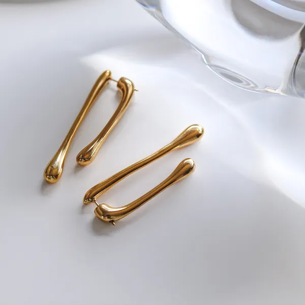 22K_Gold_Plated_Molten_Droplets_Twin_Drop_Earrings