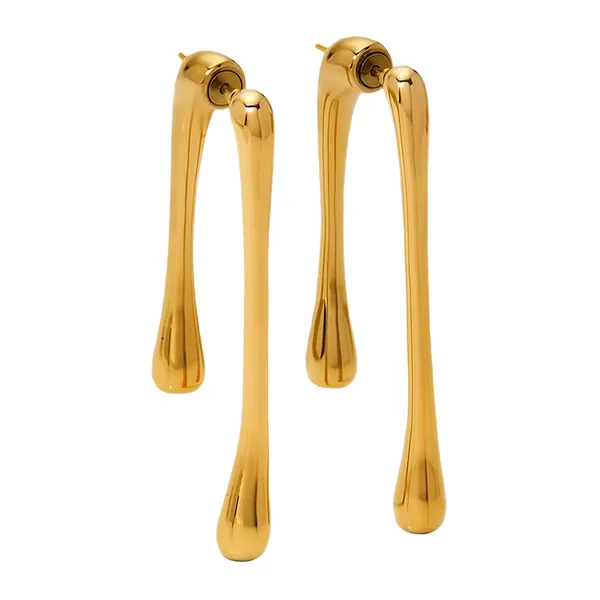 22K_Gold_Plated_Molten_Droplets_Twin_Drop_Earrings