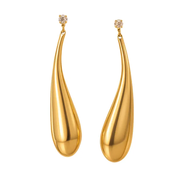 18K_Gold_Plated_Raindrop_Statement_Drop_Earrings__For_Women