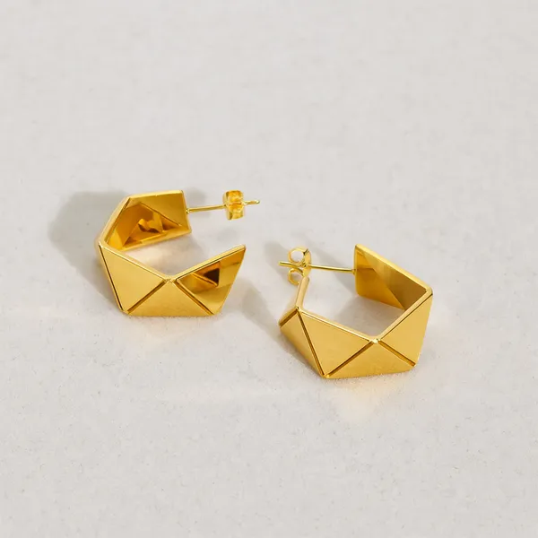 18K_Gold_Plated_Origami_Facetta_Hoops