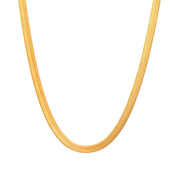 18K_Gold_Plated_Eternal_Snake_Chain_Necklace_For_Women