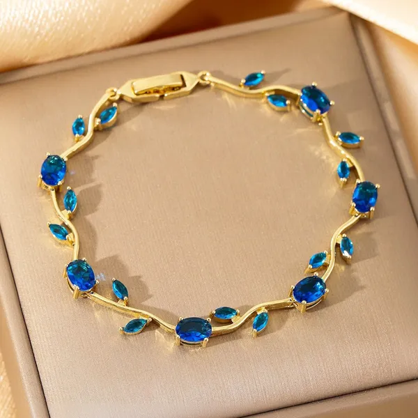 Tulip_Vine_in_Sapphire_18K_Gold_Plated_Links_Bracelet