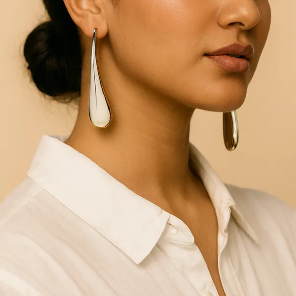 Silver_Raindrop_Statement_Drop_Earrings__For_Women