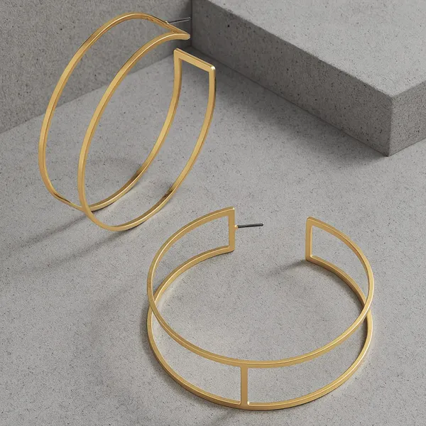 18K_Gold_Plated_Linea_Loops_Statement_Hoops_For_Women