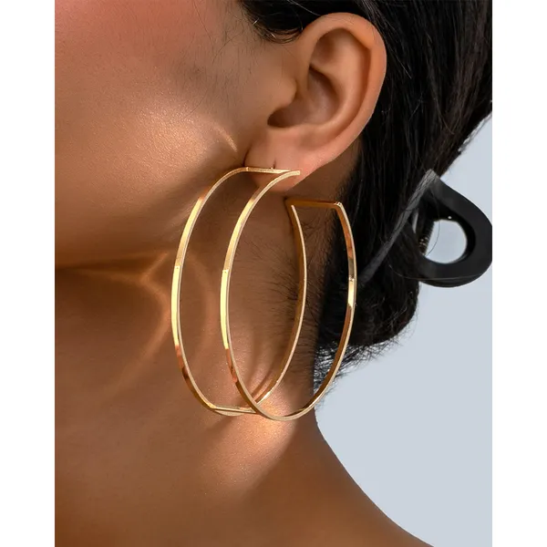 18K_Gold_Plated_Linea_Loops_Statement_Hoops_For_Women