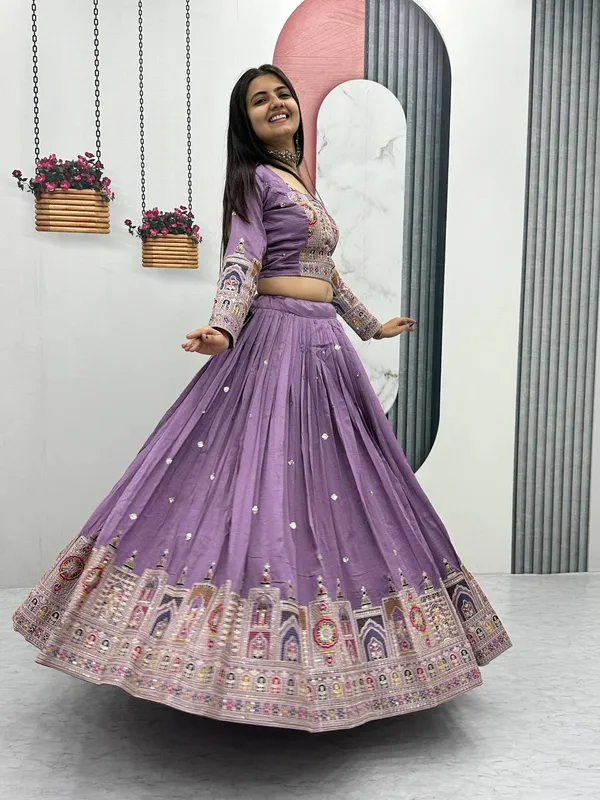 Baby_Pink_Digital_Patola_Print_Traditional_Lehenga_Choli_For_Women