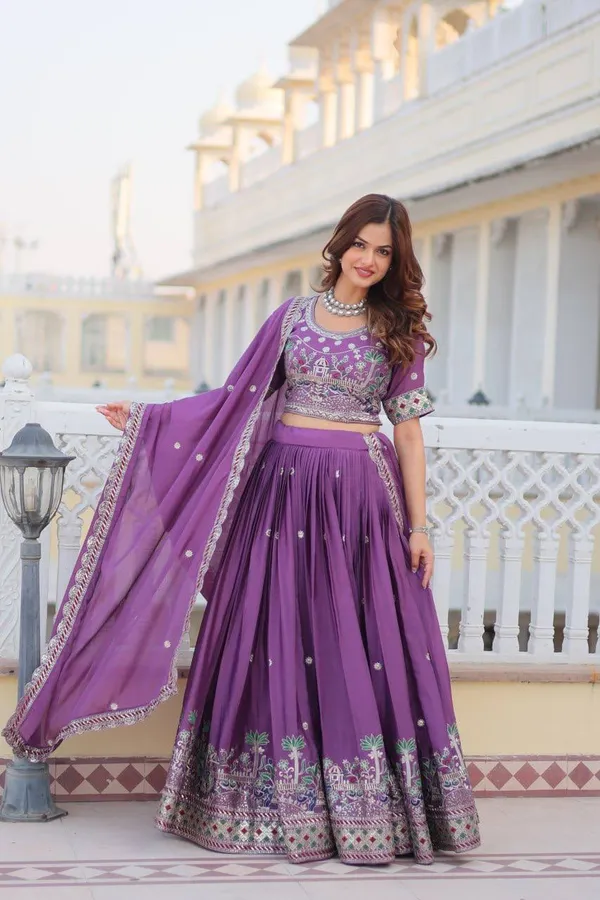 Purple_Digital_Patola_Print_Traditional_Lehenga_Choli_For_Women