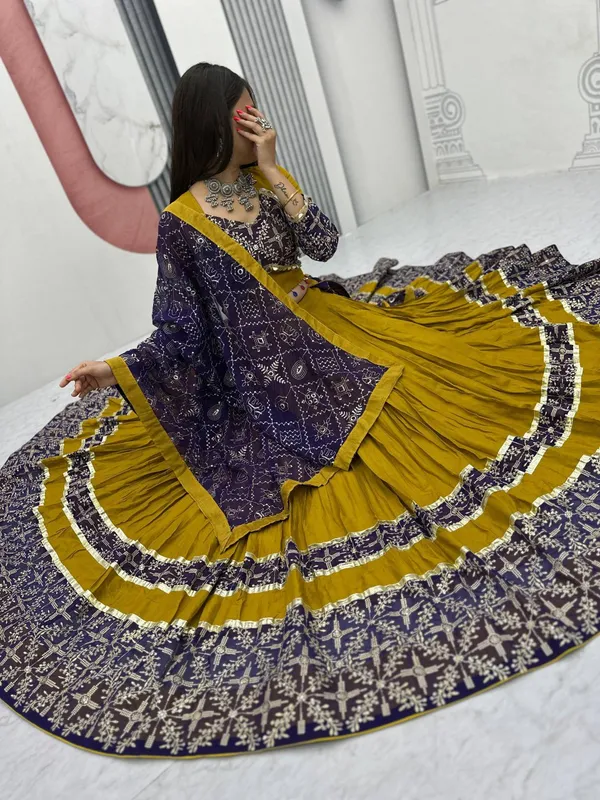 Yellow_Digital_Patola_Print_Traditional_Lehenga_Choli_For_Women