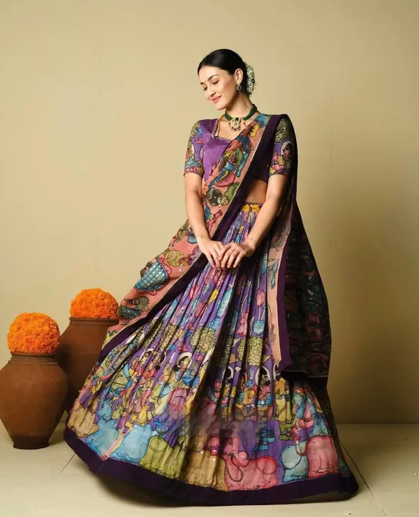 Purple_Digital_Patola_Print_Traditional_Lehenga_Choli_For_Women