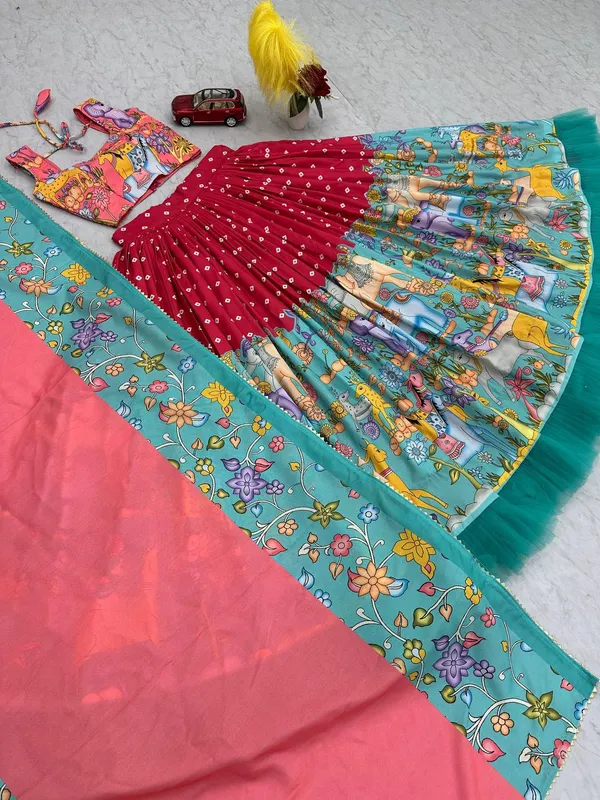 Red_Digital_Patola_Print_Traditional_Lehenga_Choli_For_Women