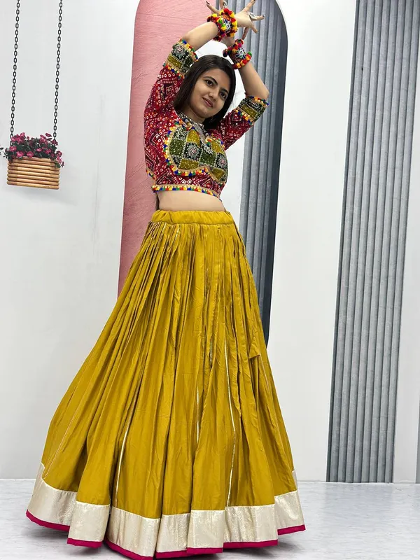 Yellow_Digital_Patola_Print_Traditional_Lehenga_Choli_For_Women
