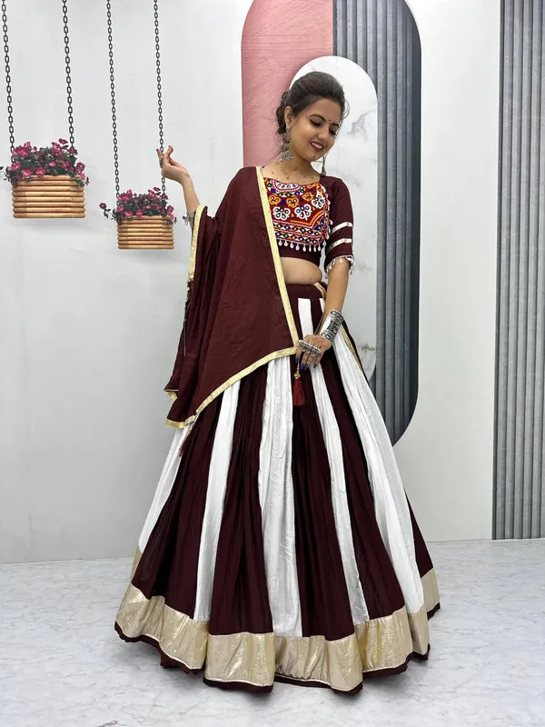 Maroon_Digital_Patola_Print_Traditional_Lehenga_Choli_For_Women