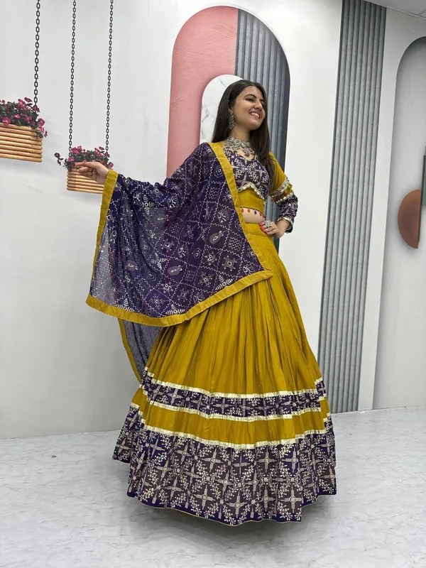 Yellow_Digital_Patola_Print_Traditional_Lehenga_Choli_For_Women